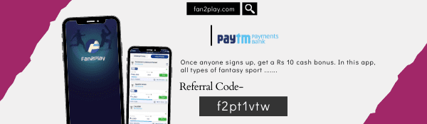 Fan2play paytm withdraw fantasy app.