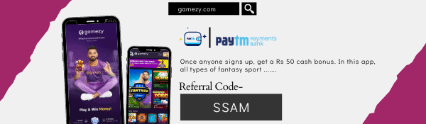 Gamezy app is no. 3 paytm withdrawal fantasy app.