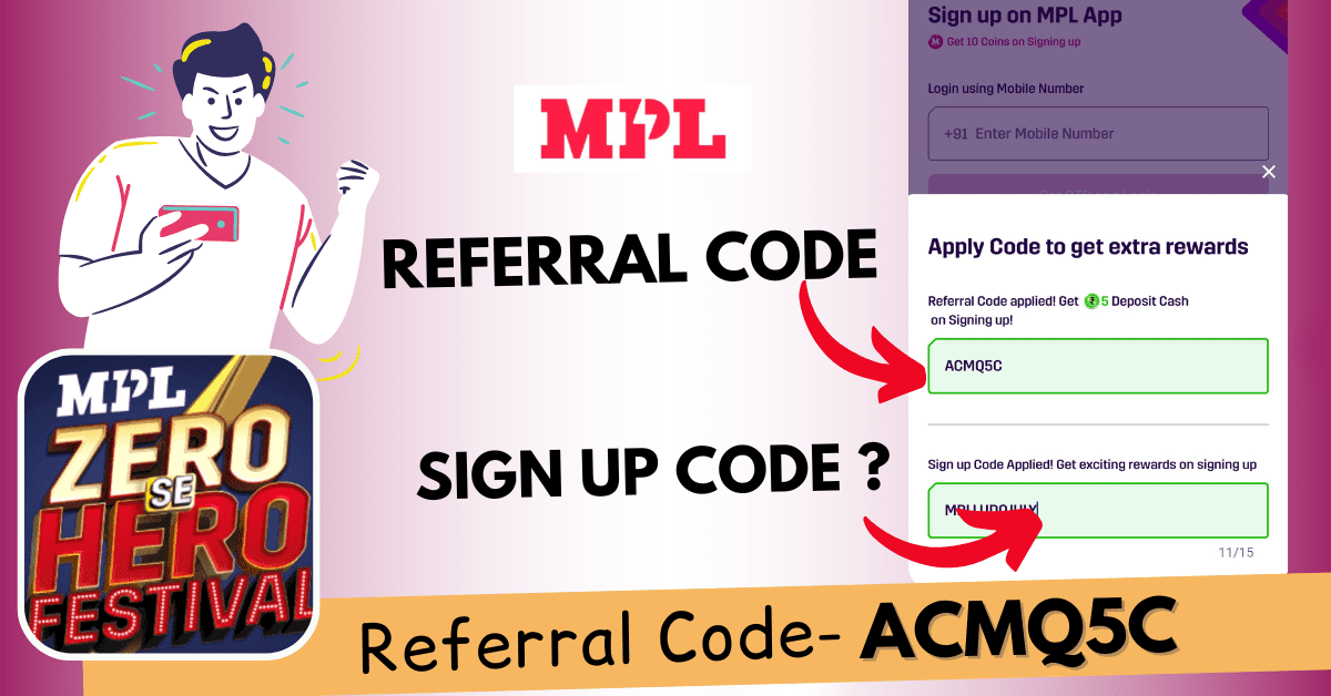 MPL Referral Code & Sign Up Code 2022 » Fantasy Alternatives