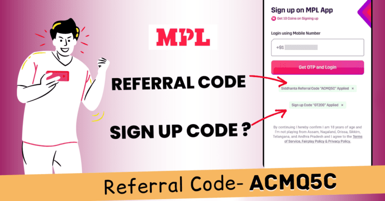 MPL Referral Code and Sign up Code.