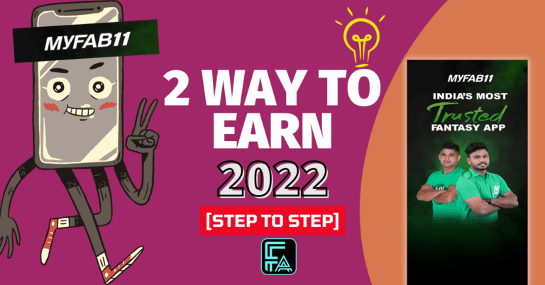 How to Earn Money From Myfab11 Fantasy App 2022.