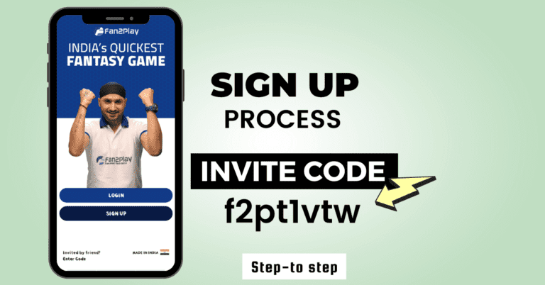 Fan2Play Sign-up process Using Invite Code 2022.