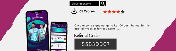 Playerzpot Fantasy App.